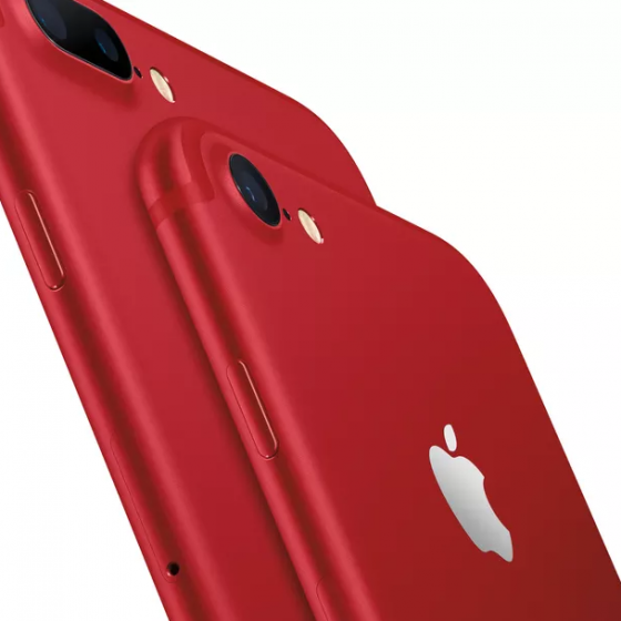 iphone 7 and iphone 7 plus RED