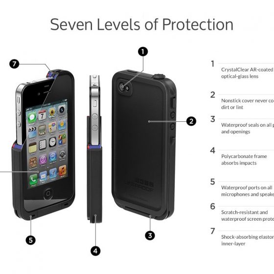 LifeProof Case for iPhone 4 + 4s 1