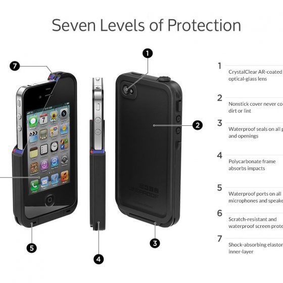 LifeProof Case for iPhone 4 + 4s 3