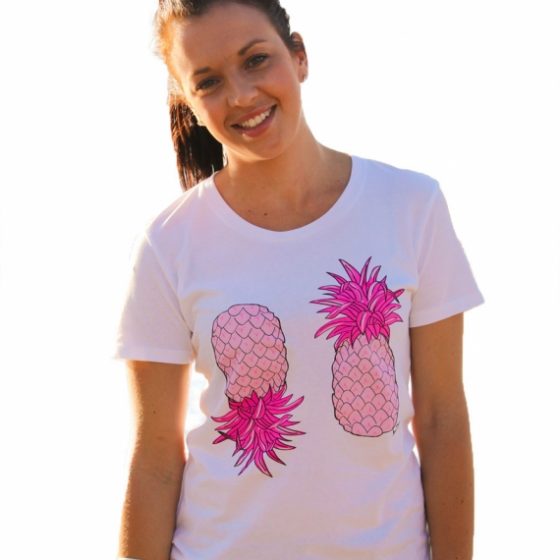Fashionable Pineapples For Breast Cancer 2
