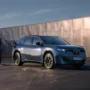 BMW iX3 charging at a public DC fast-charging station