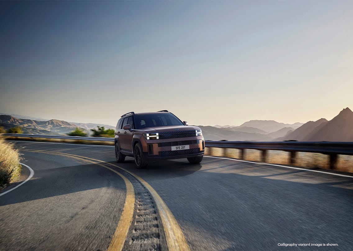 Hyundai Santa Fe towing